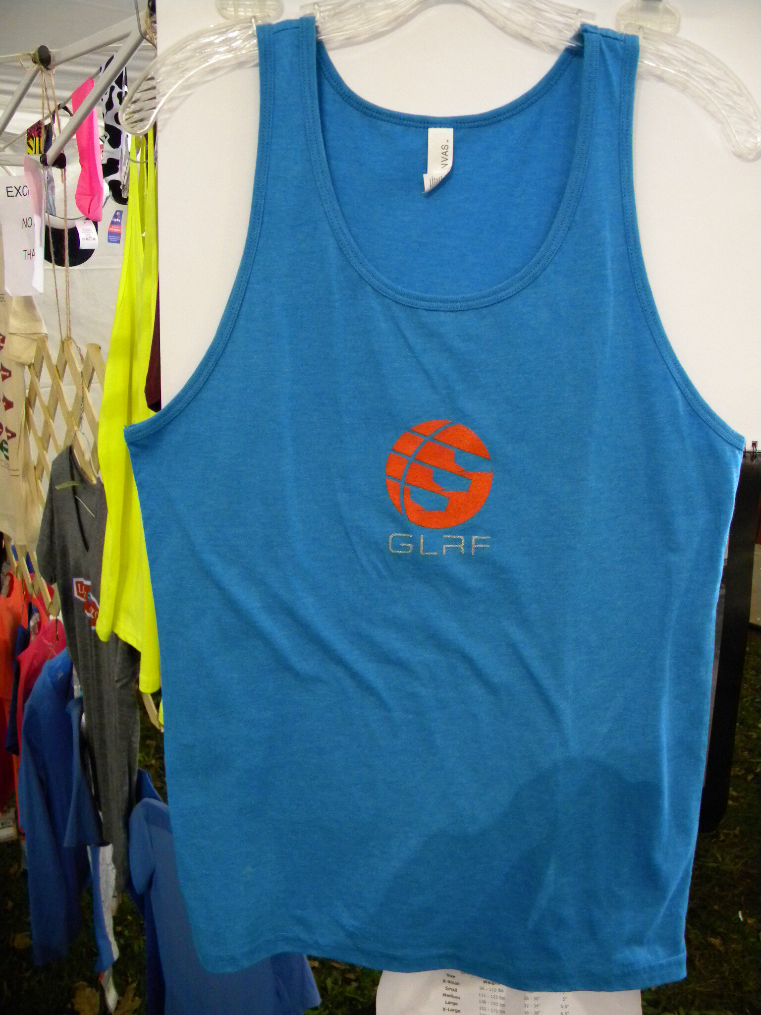 GLRF Neon Blue Tank